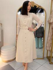 TRAJE CREMA