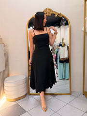 YAMILET" BLACK DRESS ELEGANTE
