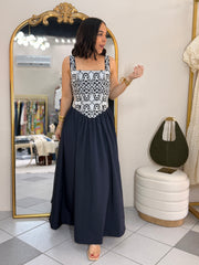 ZOE NAVY  DRESS