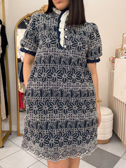 DRESS NAVY ELEGANTE
