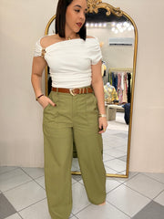 NAILA"  OLIVE  PANTALÓN