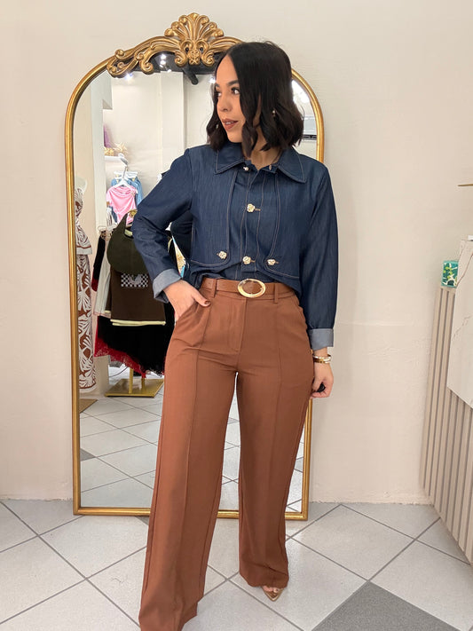 JESICA "  BROWN PANTALÓN