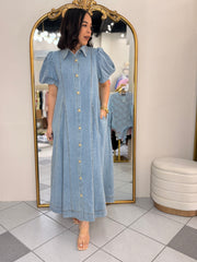 LIGHT  DENIM DRESS