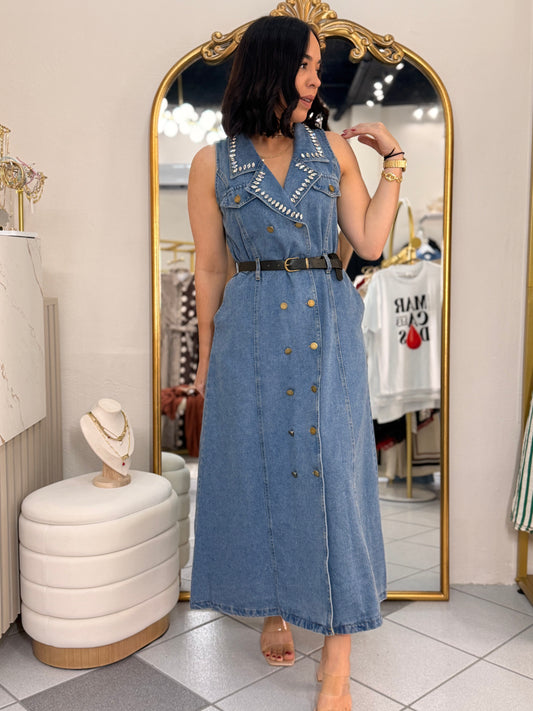 DANIELA” DENIM DRESS