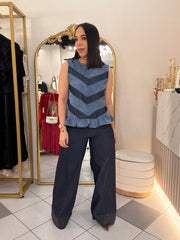 FRANCESI¨DENIM TOP