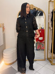 GALILEA" BLACK  ELEGANTE SET DOS PIEZAS