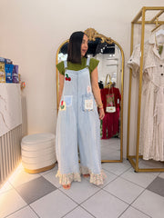 LIGHT DENIM CHERRY OVERAL