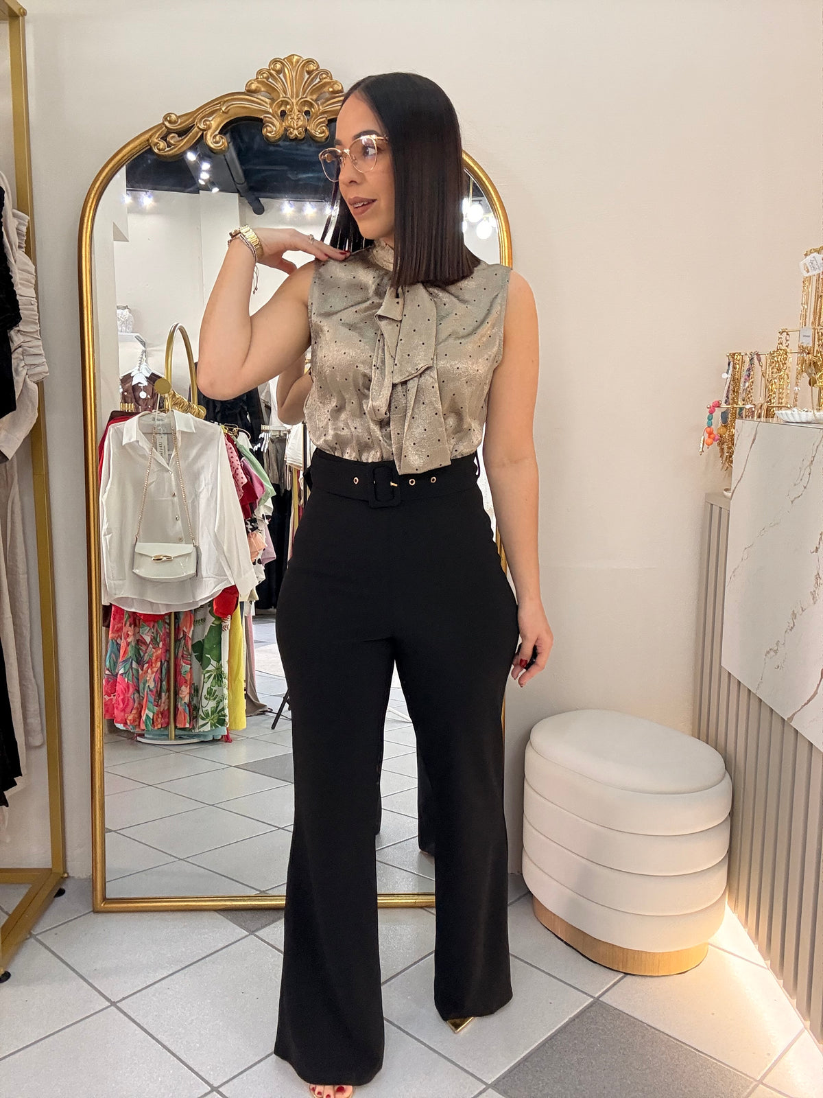 MARINA" MOCHA JUMPSUIT