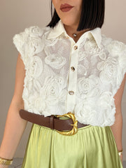 PRE ORDEN  ELEGANT IVORY TOP Llegan para 20 marzo aprox