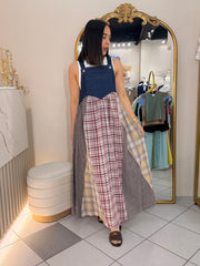 KAMILA" DARK DENIM DRESS