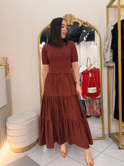 NAYELI" BRICK DRESS