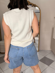 WHITE  TOP SUMMER VIBE