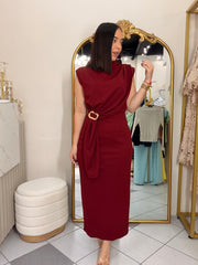 JESICA” WINE DRESS