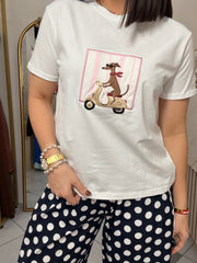 DOG  " TSHIRT WHITE