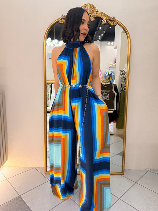 LIANA BLUE  JUMPSUIT