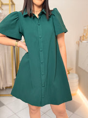 ISABEL¨HUNTER GREEN DRESS