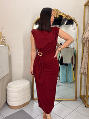 JESICA” WINE DRESS