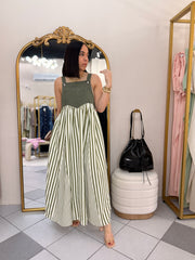 KAMILA"  OLIVO  DRESS