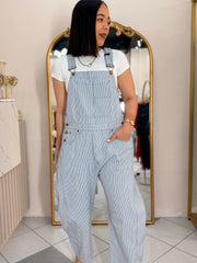 IVE” BLUE JUMPSUIT