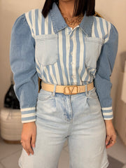 KATERINA DENIM TOP