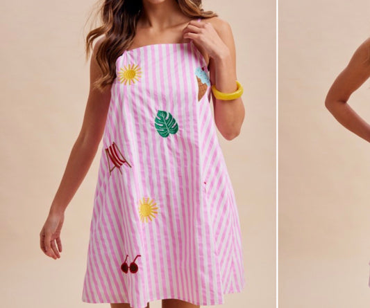 🚨PRE ORDEN PINK  SUMMER DRESS llega aprox para 16 de Junio (copia)
