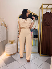 TAIS " BEIGE JUMPSUIT