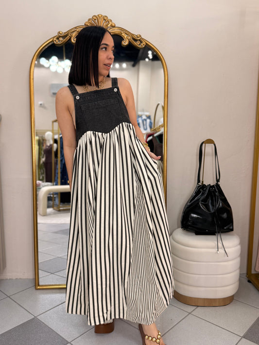 KAMILA" BLACK  DRESS