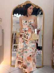BEACH ”  MIDI DRESS
