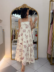MARENA”  RED  DRESS