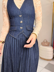 KAREN  DENIM DRESS