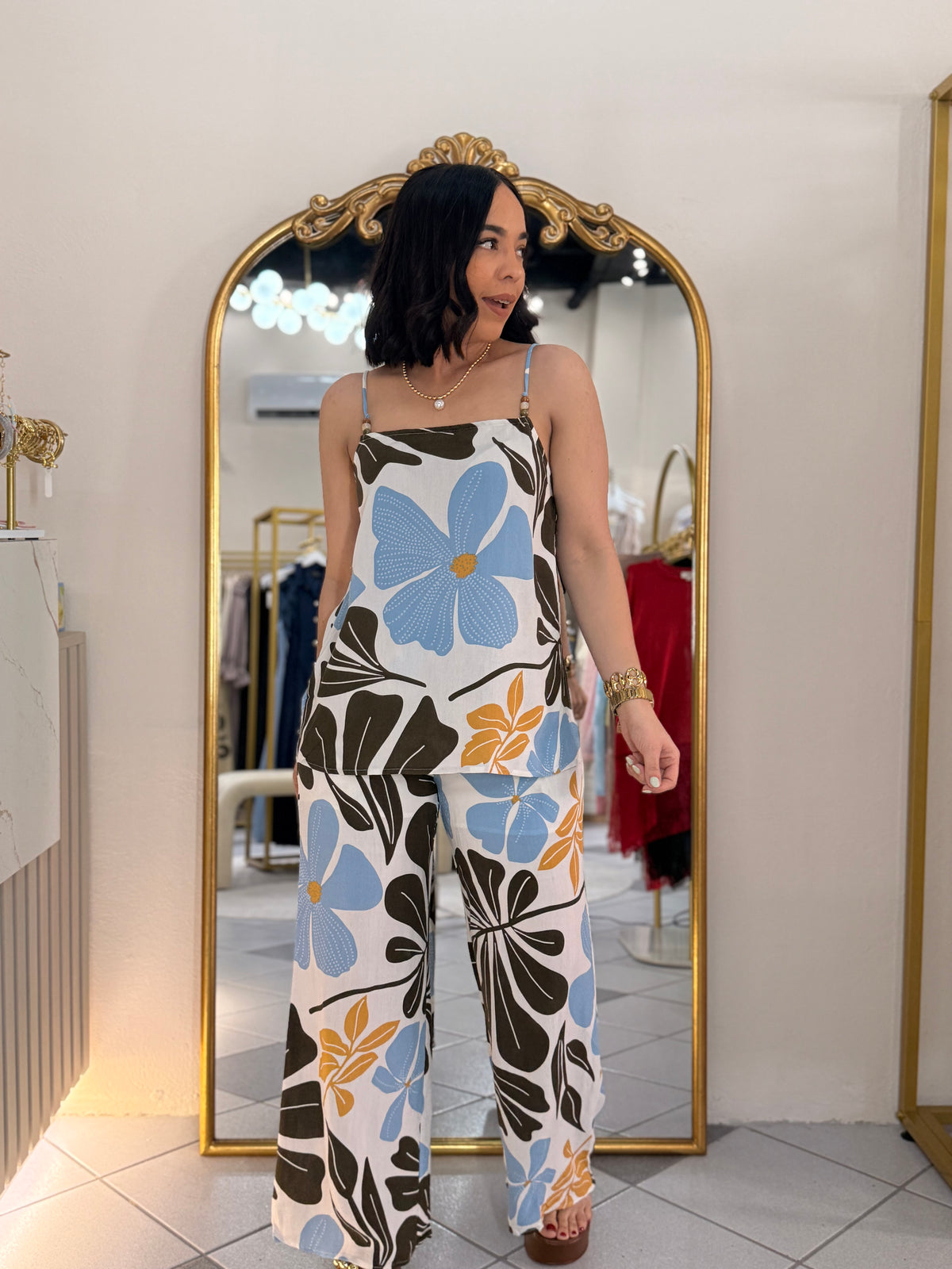 GABRIELA” FLOR SET BLUE