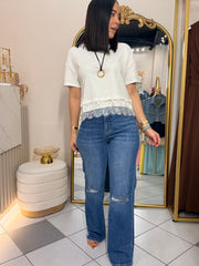 ANAISA” TSHIRT BLANCA