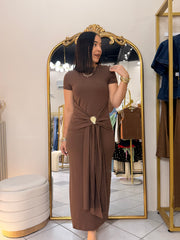 ERIKA BROWN DRESS