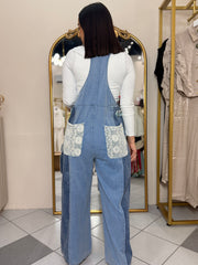 JULIANA”  DENIM JUMPSUIT