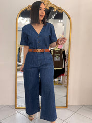 MICHELLE DENIM JUMPSUIT