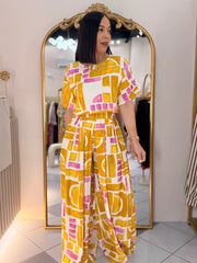 LIA" SET DOS PIEZAS  AMARILLO
