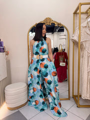ILIANA" BLUE JUMPSUIT
