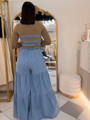 CARLOTA” DENIM JUMPSUIT