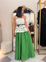 LORENA" SET FALDA VERDE