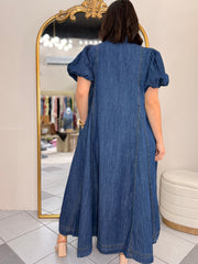 DARK DENIM DRESS