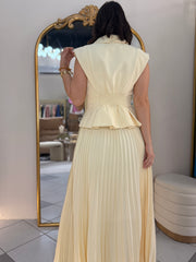 BEIGE ELEGANTE SET DOS PIEZAS
