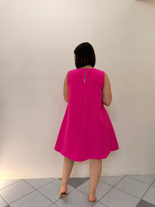 TANAIRI MAGENTA DRESS