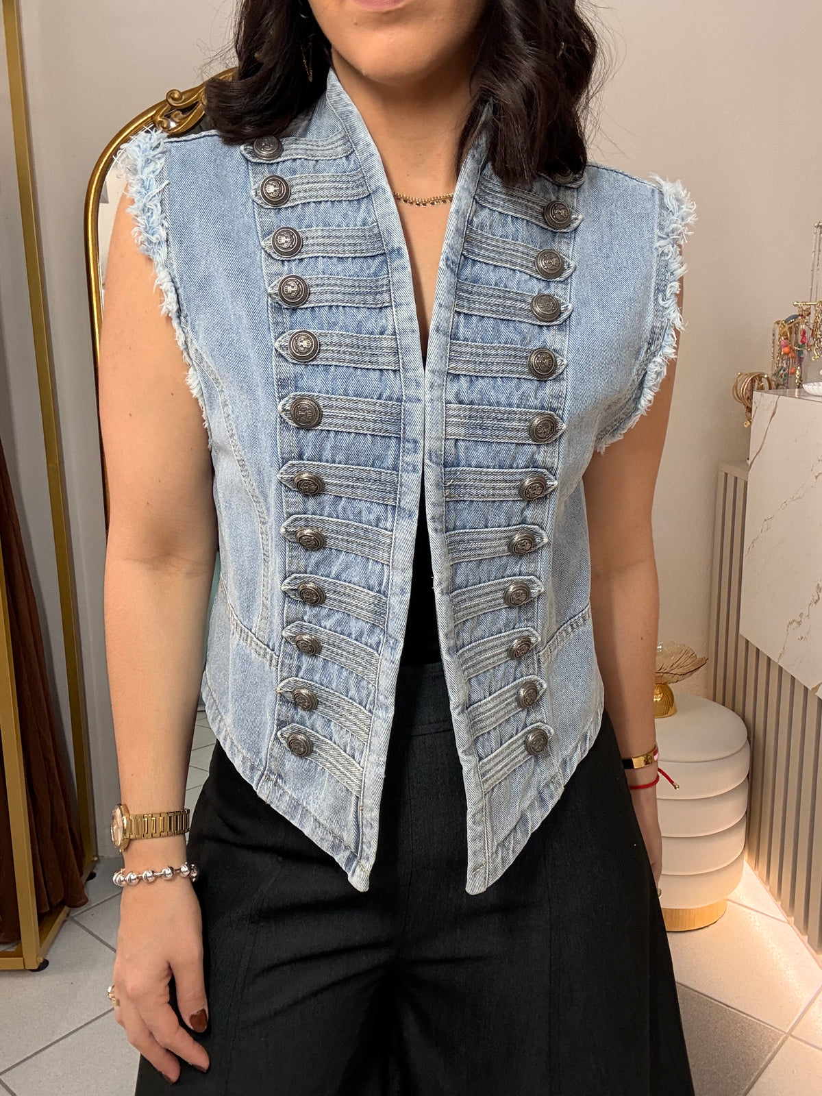 NAPOLEÓN LIGHT  DENIM VEST