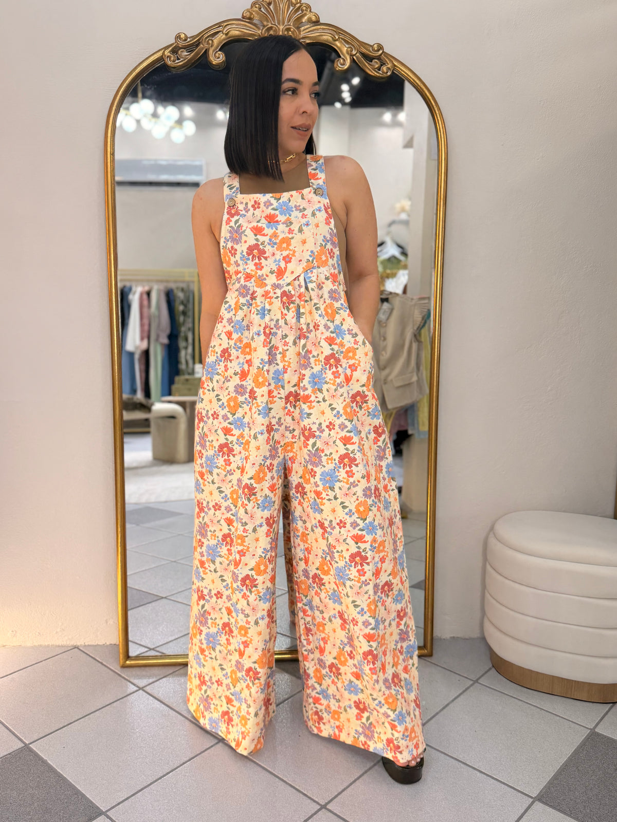 JUMPSUIT FLOR  OVERSIZED