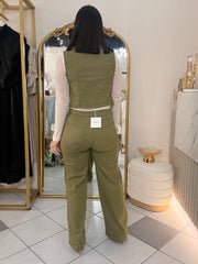 JESI” OLIVE SET DOS PIEZA