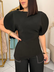 THAIRY” ELEGANTE BLUSA NEGRA