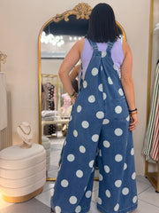 POLKA DOT JUMPSUIT OVER SIZE