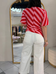 BLUSA RED /PINK  CORAZON
