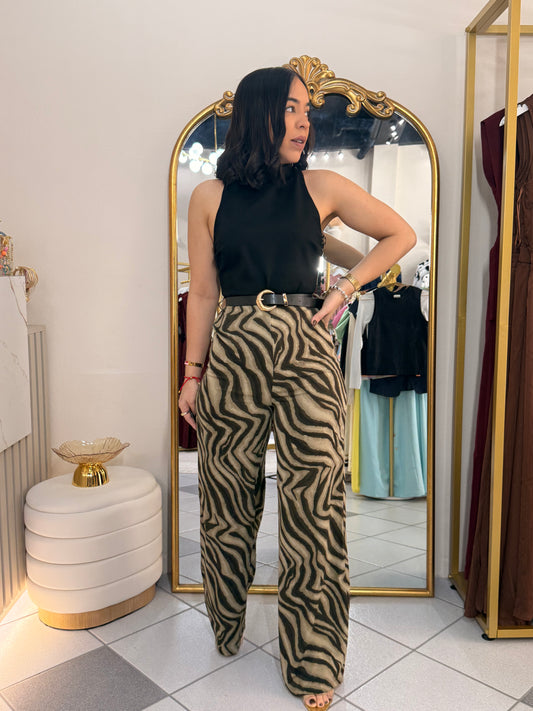 CLAUDI" OLIVE JUMPSUIT