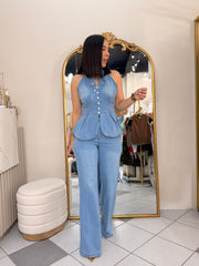 GRACIA"  DENIM SET DOS PIEZAS